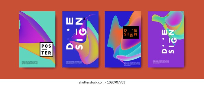 
Abstract colorful liquid and holographic colors background for poster design. Blue, yellow, red, orange, pink and green. Vector banner poster template in Eps10.
