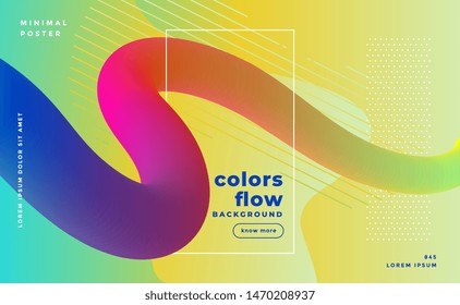 abstract colorful liquid loop background