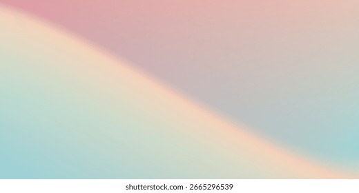 Abstract colorful liquid mesh gradient background. Red, cyan, and cream colored blend. Smooth backdrop vivid harmony color 