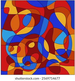 Abstract colorful liquid psychedelic background. Vector illustration. Wavy pattern. Liquid texture for cover design