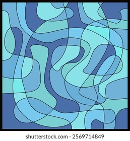 Abstract colorful liquid psychedelic background. Vector illustration. Wavy pattern. Liquid texture for cover design