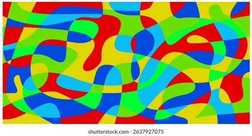 Abstract colorful liquid psychedelic background. Vector illustration. Wavy pattern. Liquid texture for cover design