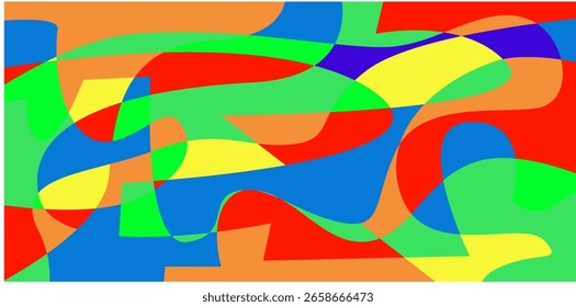 Abstract colorful liquid psychedelic background. Vector illustration. Wavy pattern. Liquid texture for cover design