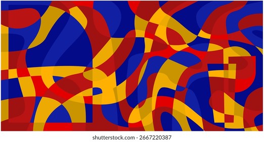 Abstract colorful liquid psychedelic background. Vector illustration. Wavy pattern. Liquid texture for cover design