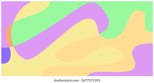 Abstract colorful liquid psychedelic background. Vector illustration. Wavy pattern. Liquid texture for cover design