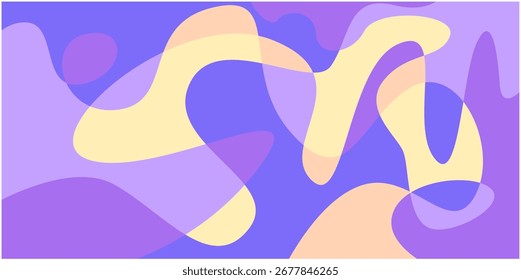 Abstract colorful liquid psychedelic background. Vector illustration. Wavy pattern. Liquid texture for cover design