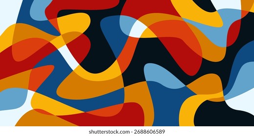 Abstractas fondo psicodélico líquido colorido. Ilustración vectorial. Patrón ondulado. Textura líquida para el diseño de la cubierta