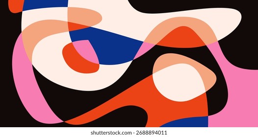 Abstract colorful liquid psychedelic background. Vector illustration. Wavy pattern. Liquid texture for cover design