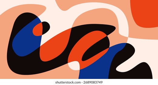 Abstractas fondo psicodélico líquido colorido. Ilustración vectorial. Patrón ondulado. Textura líquida para el diseño de la cubierta