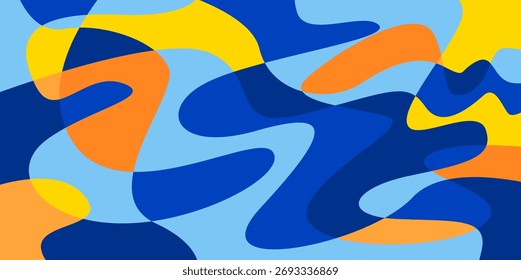 Abstractas fondo psicodélico líquido colorido. Ilustración vectorial. Patrón ondulado.
