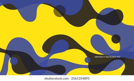 Abstract Colorful Liquid Wave Background. Business Banner. Technology. Wallpaper. Minimal. Vector Illustration