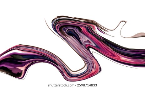 Abstract colorful liquid waves ink texture background. Liquid fluid marble pattern empty background.