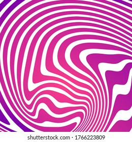 ABSTRACT COLORFUL LIQUIFY. OPTICAL ILLUSION BACKGROUND VECTOR DESIGN