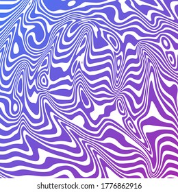 ABSTRACT COLORFUL LIQUIFY. OPTICAL ILLUSION BACKGROUND VECTOR DESIGN