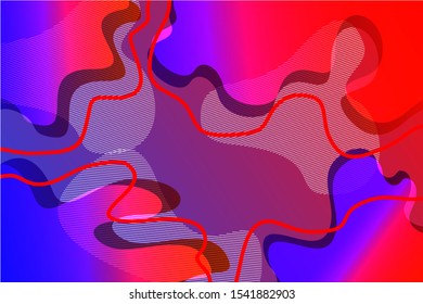 Abstract colorful liquit vector background. Fluid gradient shapes with halftone and bokeh effects. Bright colors. Kids children nursery design