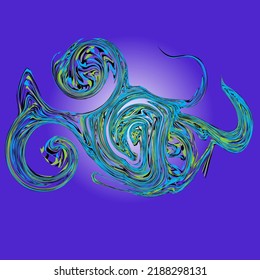 Abstract colorful liquit vector background.