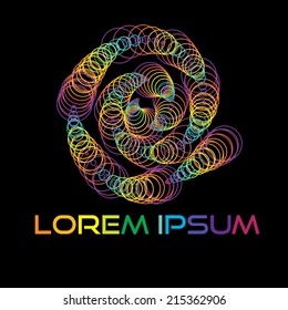 abstract Colorful logo Design