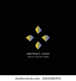 Abstract Colorful Logo Design Element