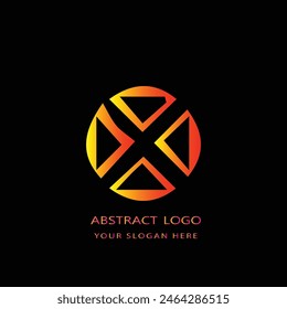 Abstract Colorful Logo Design Element