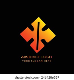 Abstraktes farbenfrohes Logo-Designelement