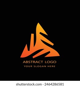 Abstraktes farbenfrohes Logo-Designelement