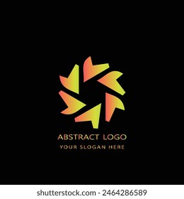 Abstract Colorful Logo Design Element