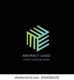 Abstract Colorful Logo Design Element