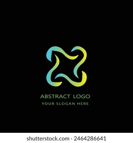 Abstract Colorful Logo Design Element