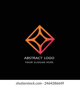 Abstraktes farbenfrohes Logo-Designelement