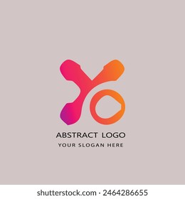 Abstract Colorful Logo Design Element