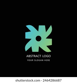 Abstract Colorful Logo Design Element