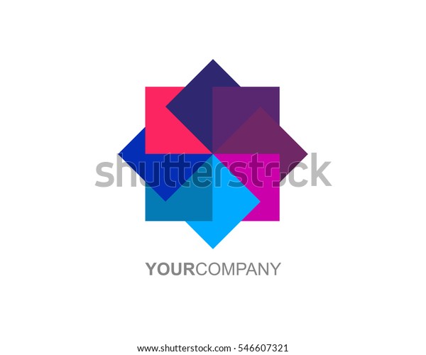 Abstract Colorful Logo Design Template Elements Royalty Free