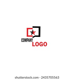 Abstract Colorful logo Icon Design minimal style illustration.  Sign symbol Logo