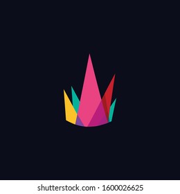 Abstract colorful logo. Multicolor icon logo, Identity for company, web site logotype and other.