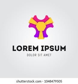 Abstract colorful logo template