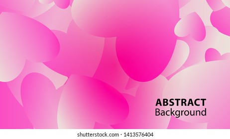 Abstract Colorful Love Background Vector Illustration