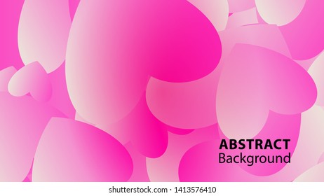 Abstract Colorful Love Background Vector Illustration