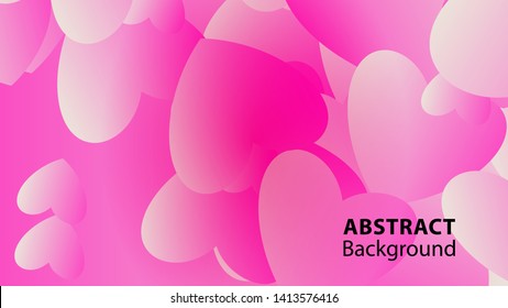 Abstract Colorful Love Background Vector Illustration