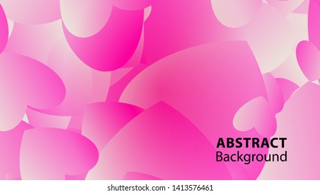 Abstract Colorful Love Background Vector Illustration