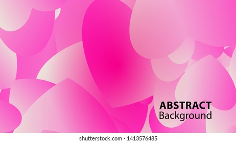Abstract Colorful Love Background Vector Illustration