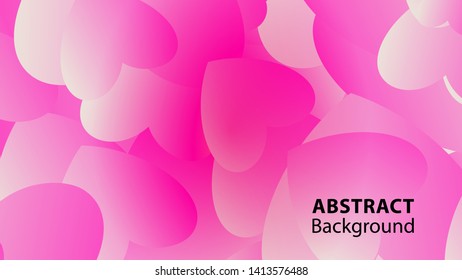 Abstract Colorful Love Background Vector Illustration
