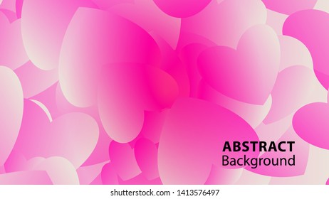 Abstract Colorful Love Background Vector Illustration
