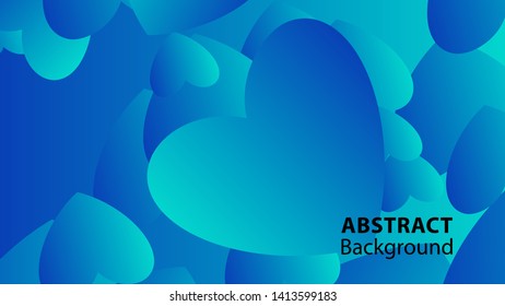 Abstract Colorful Love Background Vector Illustration