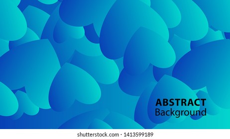 Abstract Colorful Love Background Vector Illustration