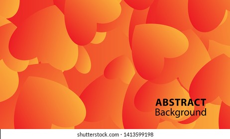 Abstract Colorful Love Background Vector Illustration