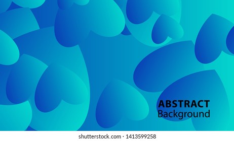 Abstract Colorful Love Background Vector Illustration