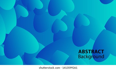 Abstract Colorful Love Background Vector Illustration