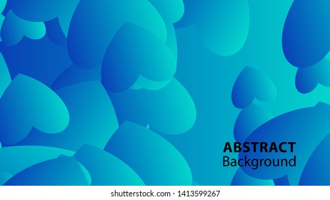 Abstract Colorful Love Background Vector Illustration
