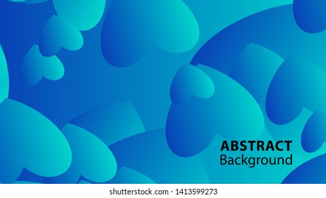 Abstract Colorful Love Background Vector Illustration