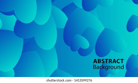 Abstract Colorful Love Background Vector Illustration